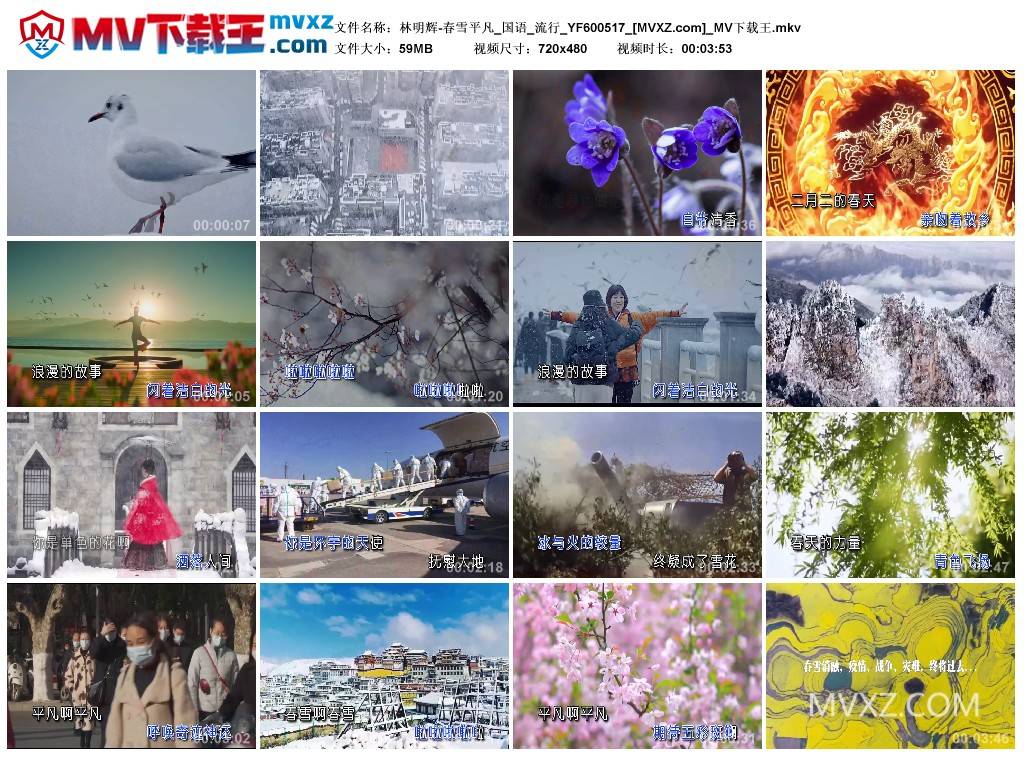 林明辉-春雪平凡_国语_流行_YF600517